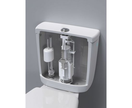 Комплект арматуры Berges Eko 21 двухкнопочный, нижний клапан 030621 – изображение 9