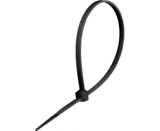 Нейлоновая хомут стяжка ExeGate CV66-150x3.6B нейлон 6.6, 150x3.6 мм, неоткрывающ., halogen free, -40...+85C, черная, 100 шт. 292911 