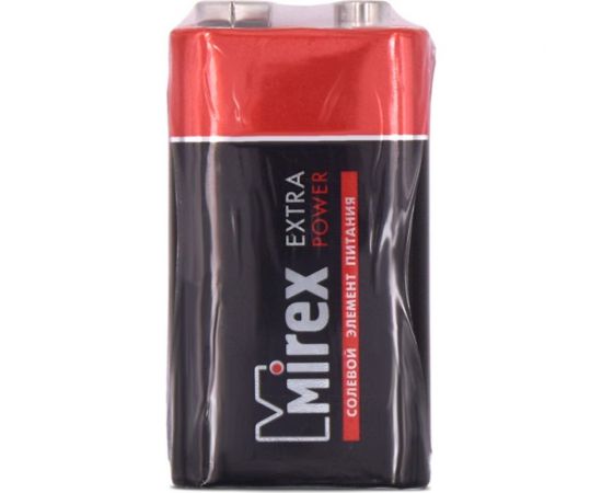 Солевая батарея Mirex 6F22 / Крона 9V 1 шт shrink 23702-6F22-S1 
