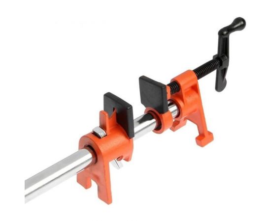 Трубная струбцина ТУНДРА на ножках, резиновые накладки, 3/4 5260476 