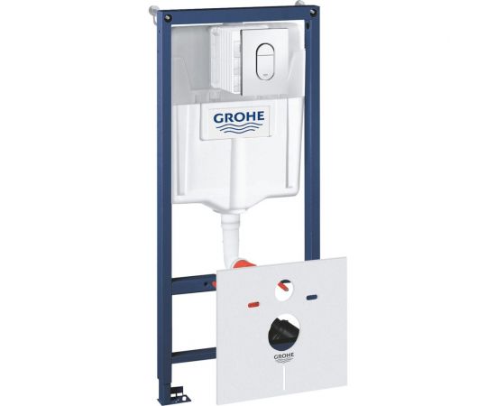 Система инсталляции для подвесного унитаза GROHE Rapid SL 4 в 1 в сборе, с кнопкой смыва Arena Cosmopolitan 38929000 