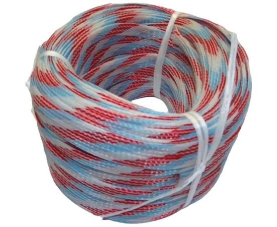 Змейка Maksimal 6 MaksiFlex Триколор на белом фоне 10м 349 