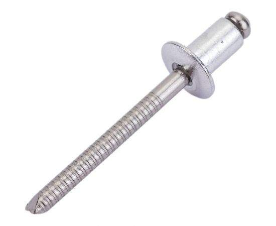 Вытяжная заклепка со стандартным бортиком KREPFIELD 5x8 мм, ART 9052, алюминий/А2, 20 шт. 9052ЗАКЛЕПКА5Х8-20 