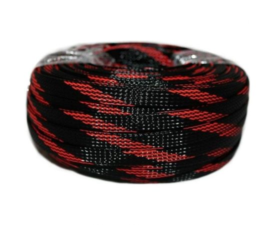 Змейка Maksimal 6 MaksiFlex черный с красной полосой 10м 361 