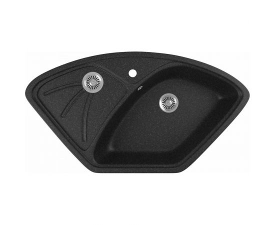 Кухонная мойка GreenStone GRS-10E цвет: черный GRS-10E-308 