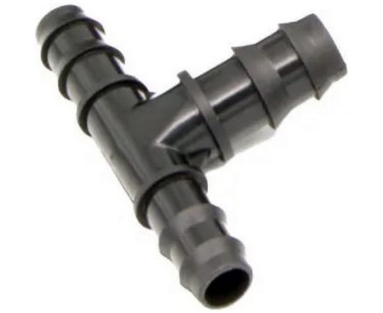 Тройник TUBOFLEX 16x19x16 мм, для ПНД трубки 16 мм, с переходом на 3/4"", 10 шт. TFтройник16х19х16-10 