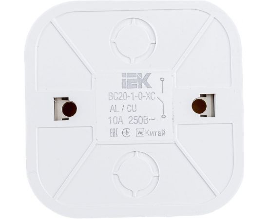 Выключатель IEK ВС20-1-0-ХД 1-клавишный открытой установки 10А GLORY сосна EVH10-K34-10 – изображение 2