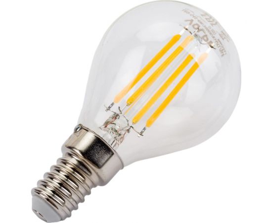 Светодиодная лампа Volpe LED-G45-4W/3000K/E14/CL/SLF UL-00008312 – изображение 2