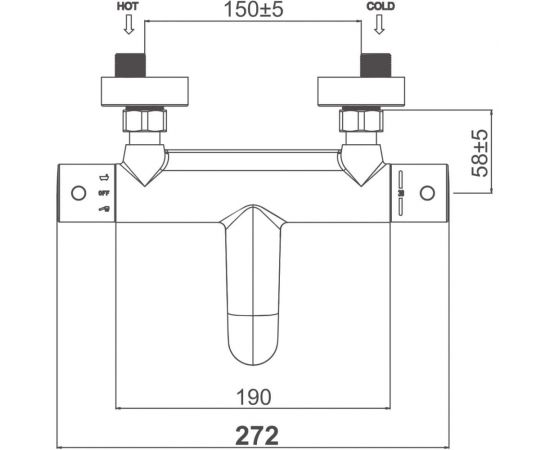 Смеситель для ванны D&K DA2123201 – изображение 2