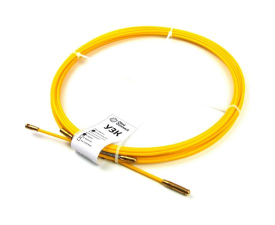 Протяжка для кабеля мини OlmiOn УЗК d=4,5 мм L=50 м в бухте, желтый СП-Б-4,5/50 – изображение 2