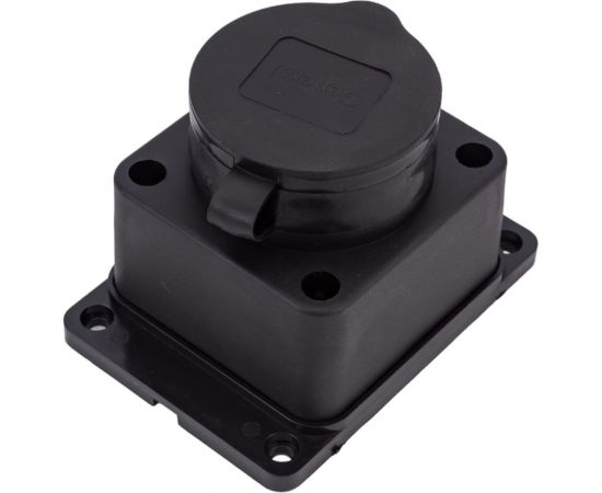 Розеточная колодка General Lighting Systems GSB-16-1-G-IP44, 16А, 1 место, с заземлением, без выключателя 470026 – изображение 2