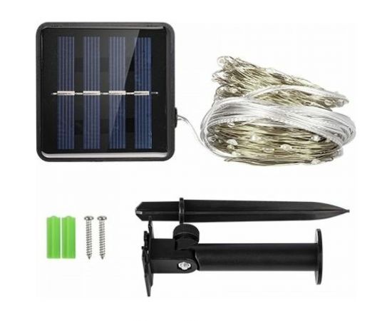 Солнечный светильник ФАZА SLR-G03-100W нить, хол. бел. 100 LED 5033313 – изображение 3