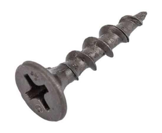 Саморез по дереву для ГКЛ Метизный двор 3,5x19, крупная резьба, оксидированный, 40 шт. 4607173900579 – изображение 3