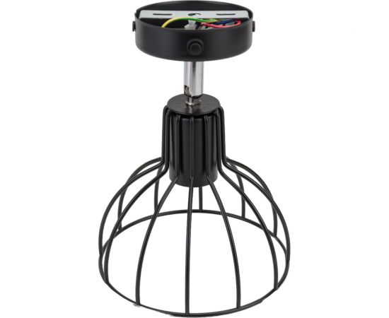 Бра РОССВЕТ 1х60ВтхE27 РС21077 BK+CR/1W – изображение 3