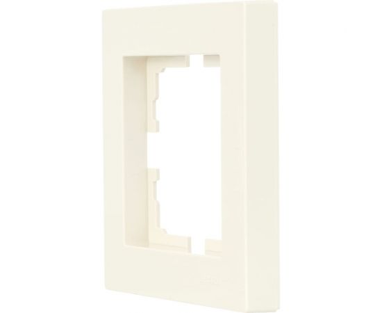 1-ая горизонтальная рамка Lezard VESNA без вставки, крем 742-0300-146 – изображение 3