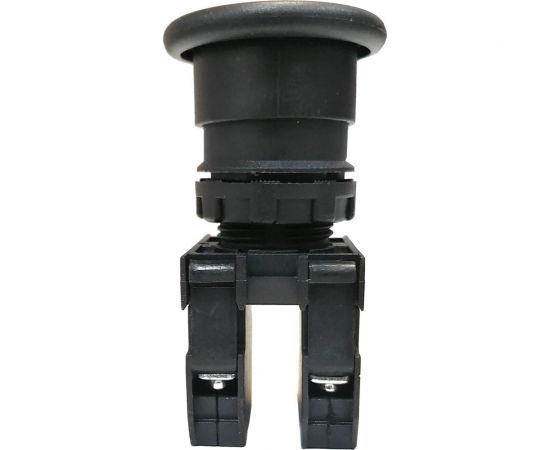 Нажимная кнопка Emas Грибок чёрная, без фиксации, 1НО+1НЗ, серия B, 250В AC, 4А B102MH – изображение 3