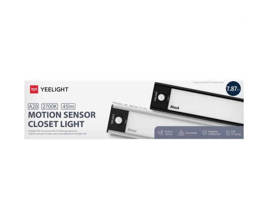 Беспроводной светильник YEELIGHT Motion Sensor Closet Light A20 YLCG002 BLACK YDQA1720007BKGL – изображение 4