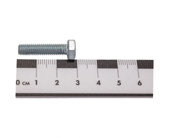 Болт с ш/г полная резьба DIN 933 Качественный КРЕПЕЖ набор 6х25 65 шт 0301009 КЧ – изображение 4