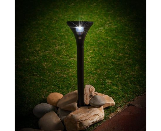 Садовый светильник на солнечной батарее Uniel, с датчиком движения, 1 светодиод. Белый свет. 1*3,7V UL-00009372 – изображение 4