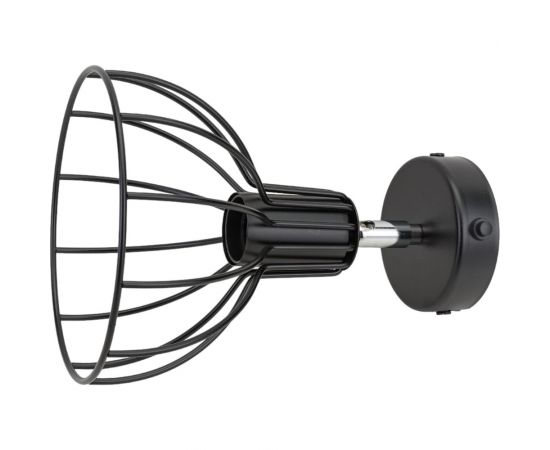 Бра РОССВЕТ 1х60ВтхE27 РС21077 BK+CR/1W – изображение 4