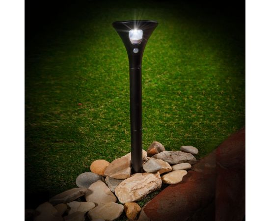 Садовый светильник на солнечной батарее Uniel, с датчиком движения, 1 светодиод. Белый свет. 1*3,7V UL-00009372 – изображение 5