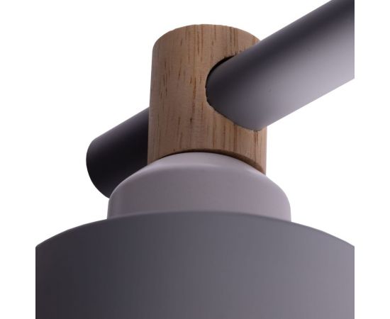 Потолочная люстра RITTER VOLANTE 6хE27 800x800x510мм металл дерево серый дерево 52444 1 – изображение 5