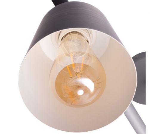 Потолочная люстра RITTER VOLANTE 6хE27 800x800x510мм металл дерево серый дерево 52444 1 – изображение 6