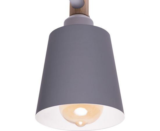 Потолочная люстра RITTER VOLANTE 6хE27 800x800x510мм металл дерево серый дерево 52444 1 – изображение 7