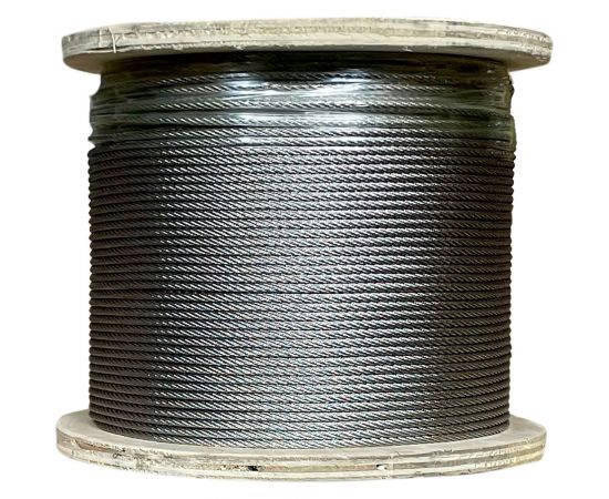 Трос из нержавеющей стали LadAna 4 мм, катушка 250 м 220701005/250 