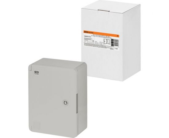 Навесной пластиковый бокс TDM ЩМП-0-1, abs, ip65, от -45 до +75 с, (280x210x130) SQ0932-0121 