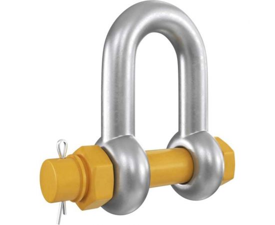 Прямая грузовая скоба Центр грузоподъемного оборудования DIN 834, с гайкой, Q=2 т 4687203388409 