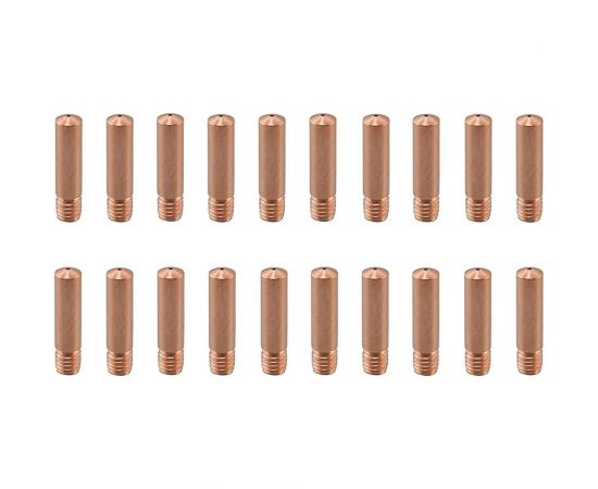 Наконечник токопроводящий 20 шт, CU-E, М6x25 мм, d=0.8 мм для горелок mig/mag энаргит CU-E-M6-25-08-20 