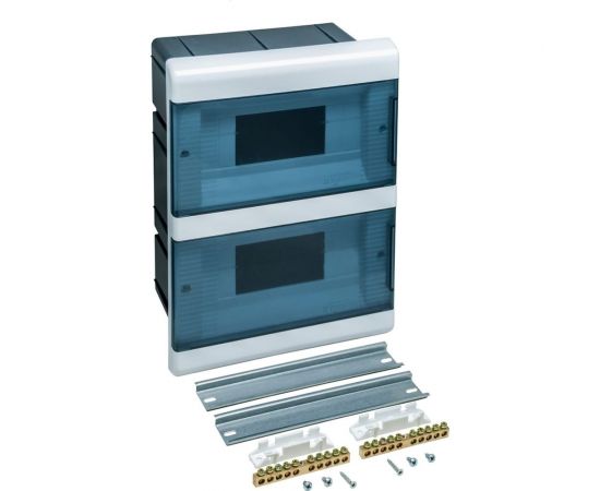 Щиток скрытой проводки Рувинил Тусо на 18 модулей с 2 дверцами 278x221x100 мм 68118 