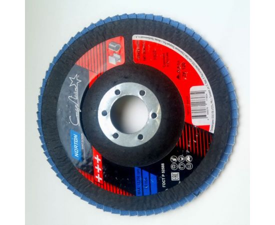 Круг лепестковый Starline 125x22 мм, R82B, P120 NORTON 78072716435 