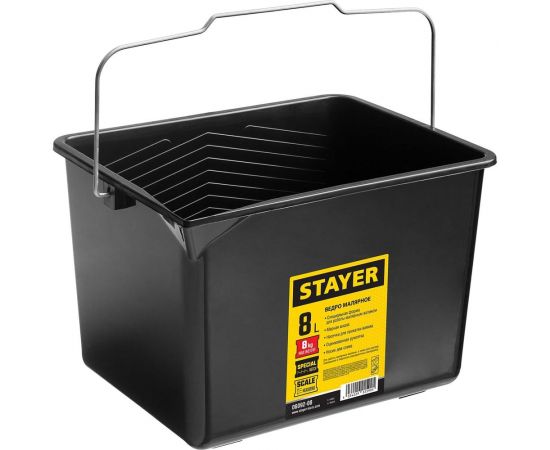 Малярное пластмассовое ведро, 8 л STAYER 06092-08 