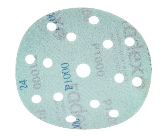 Круг абразивный на пленке GREEN (100 шт; 150 мм; P1000; 15 отверстий) RADEX 661516 
