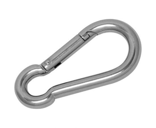 Усиленный карабин Невский Крепеж DIN 5299, нерж. сталь А4, m11, пакет нк 827252 