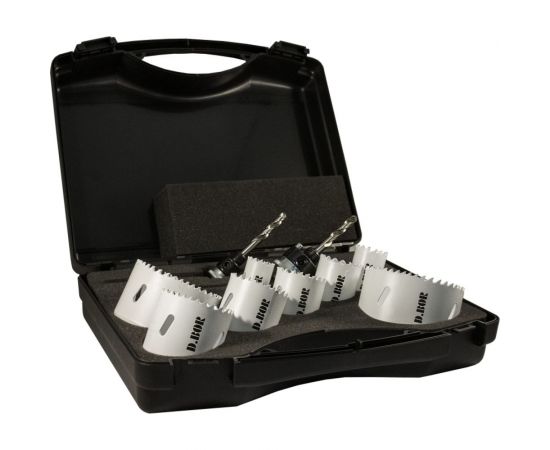 Набор биметаллических коронок MAXI М42 Cobalt 8% 14 предметов D.BOR W-017-19H-4010644D – изображение 2