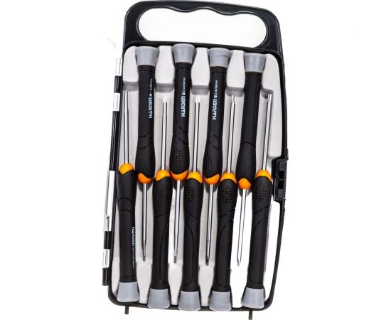 Набор отверток для точных работ HARDEN универсальный, 9 шт., Crv 550122 – изображение 2