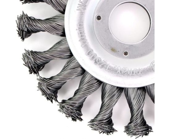 Щетка дисковая жгутовая 125x12x22.2 мм, ворс сталь 0.50 мм энаргит 0228 631 151 – изображение 2