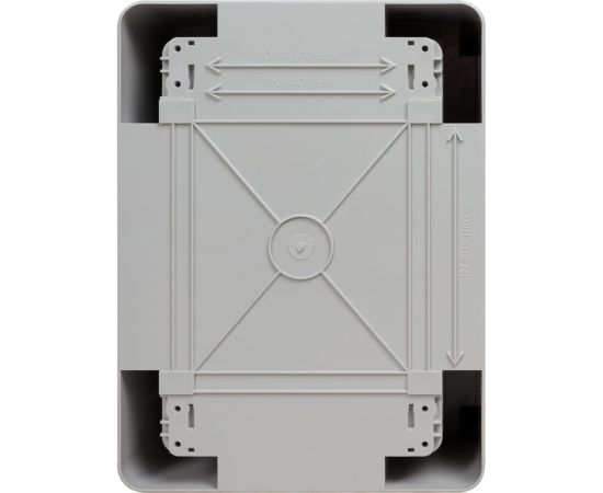 Навесной пластиковый бокс TDM ЩМП-0-1, abs, ip65, от -45 до +75 с, (280x210x130) SQ0932-0121 – изображение 4