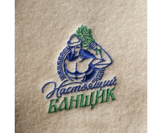 Войлочная рукавица для бани Банная забава Настоящий банщик! 3812805 – изображение 4