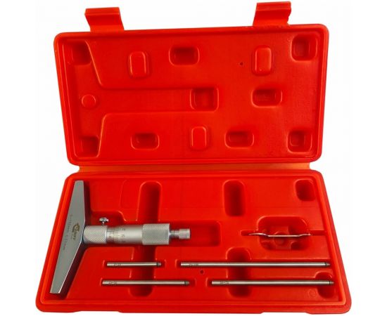 Микрометрический глубиномер GRIFF ГМ 100 ГОСТ 7470-92 пр-во Guilin Measuring D102009 – изображение 5