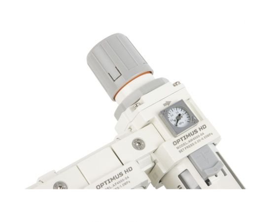 Блок подготовки воздуха 1/2"" трехступенчатый с влаго-маслоотделителем, регулятором и манометром hd Optimus AFFW4000-04 – изображение 6