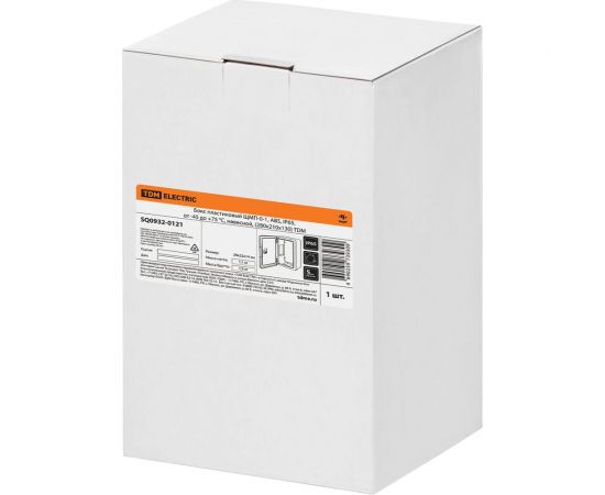 Навесной пластиковый бокс TDM ЩМП-0-1, abs, ip65, от -45 до +75 с, (280x210x130) SQ0932-0121 – изображение 7
