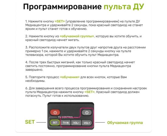 Пульт ДУ Gwire для TVIP IPTV S-310, S-400, 98301 U – изображение 9