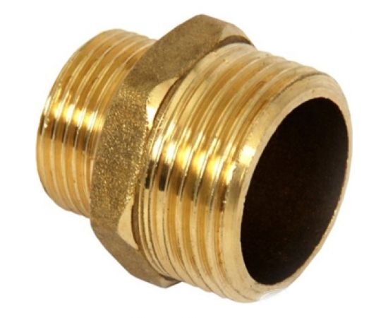Переходной ниппель LEXLINE 2-1 нар/нар., латунь 50-25 513489 