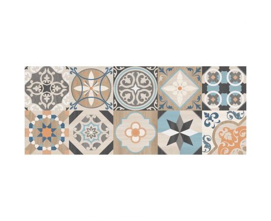 Керамическая настенная плитка LAPARET Oliver бежевый, 20x50 см, 1.1 кв. м, 11 плиток в упаковке х9999284068 