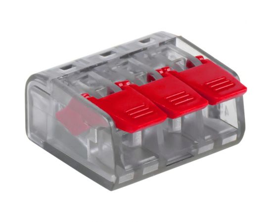 Клемма EKF СМК 221-413 3 отверстия 0.2-4.0 мм2 5шт. PROxima plc-smk-221-413b 