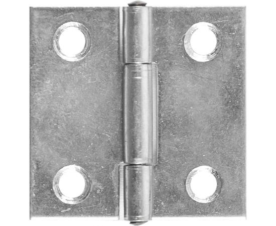 Прямая петля VORMANN 30х30х0,9 мм, оцинкованная, латунный штифт 00503 030 Z 